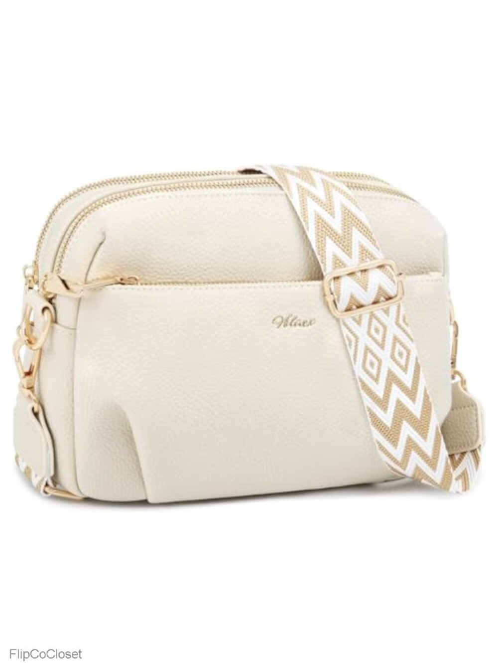 Vegan Leather Anti-Theft RFID Crossbody Bag